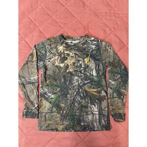 Browning Realtree youth camo long sleeve shirt medium unisex